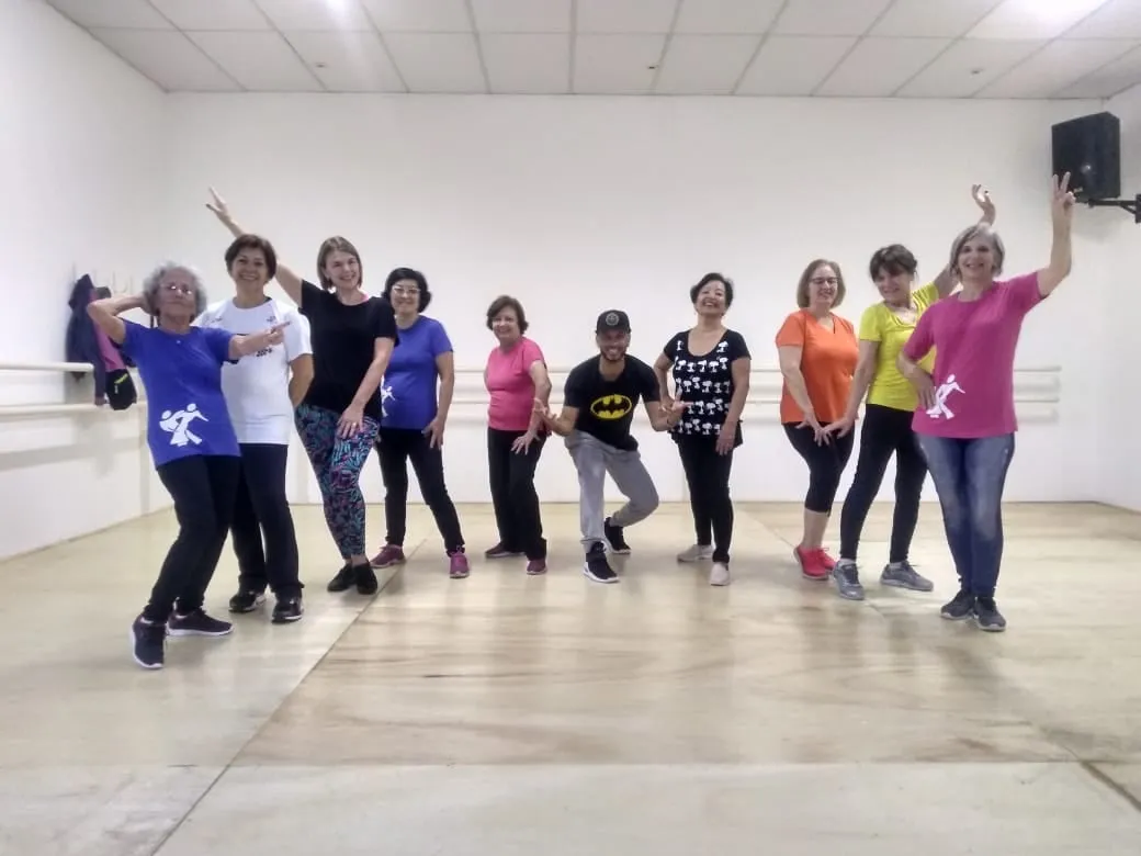 Turma em aula numa das salas